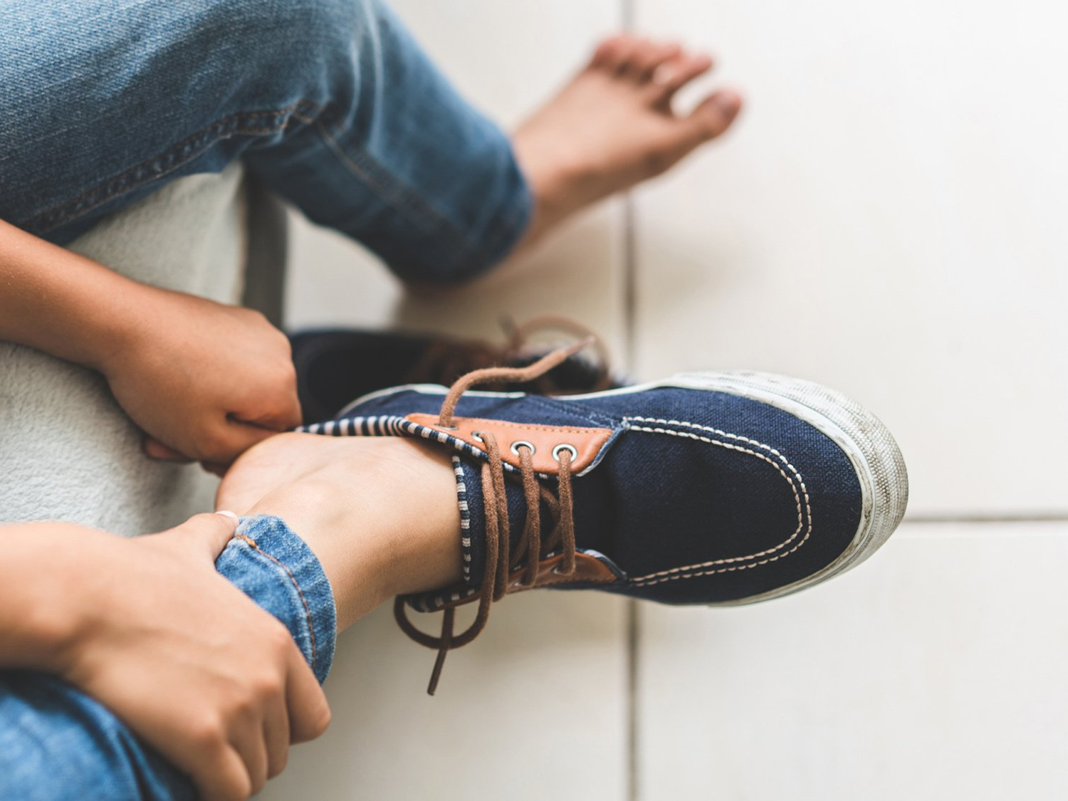 Do you typically untie your shoes before taking them off?