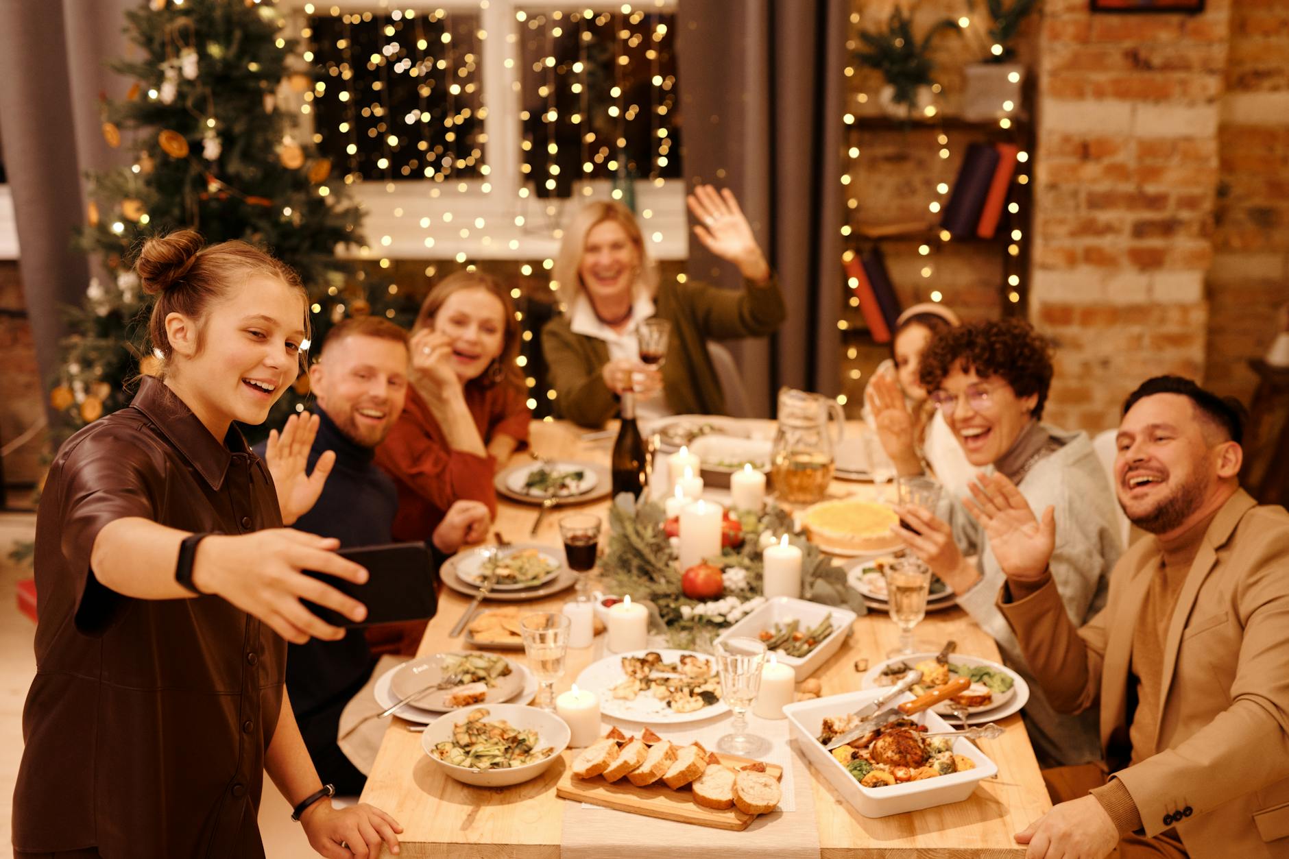 Do you usually host a non-family Christmas party?