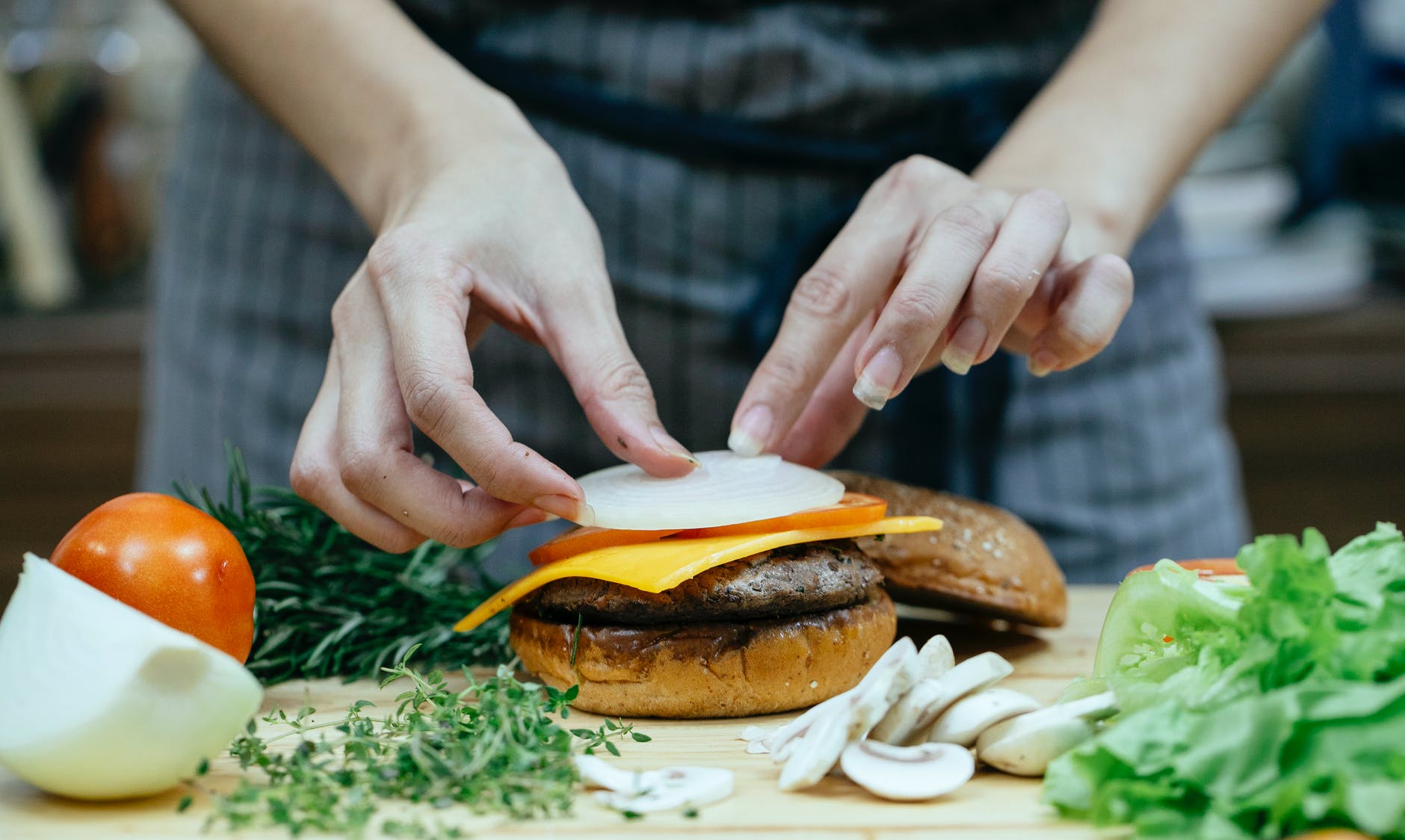 Onions on your hamburger?