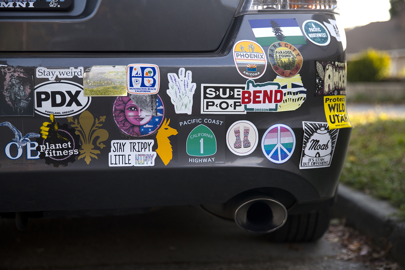 Do you have any bumper/window stickers on your vehicle?