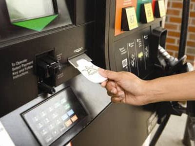 Do you print your receipt at the gas pump?
