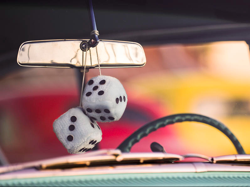 Do you have anything hanging from your rear view mirror?